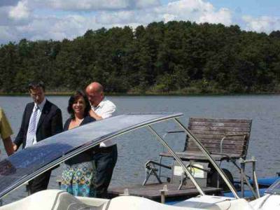 Besuch Bootsverleih Solarboote