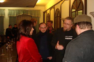 Die Piraten waren auch da! :-) (u.a. Michael Hensel, Vors.)
