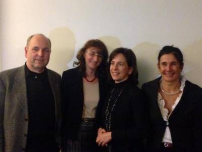 Die Nominierung der Kandidaten fr die Stadtverordnetenversammlung Falkensee war ein groer Erfolg. Die Spitzenkandidaten (v. l. n. r.): Hans-Peter Pohl, Daniela Zienitz, Barbara Richstein, Doreen Busch.