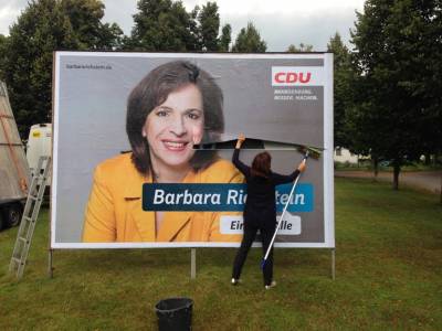 Aufstellung Groflchen in Falkensee