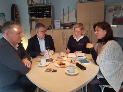 Unternehmer-Gesprch bei den Baugeld Spezialisten Falkensee