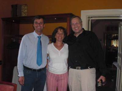 Barbara Richstein MdL mit ihrem Landtagskollegen Sven Petke und dem Vorsitzenden der Senioren Union Ingo Hansen.  

