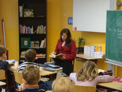 Barbara Richstein machte wieder mit beim bundesweiten Vorlesetag am 20. November 2008. Sie las aus dem Buch \