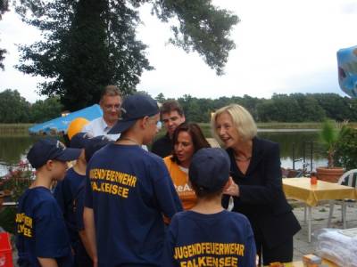 Nach dem Kleinfeld-Soccer-Turnier... Siegerehrung.