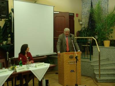 Richard Oetker whrend seiner Rede